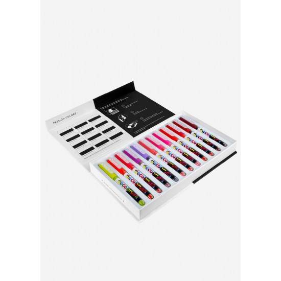 Karin Passion Colors Collection 12 colors Pigment Decobrush |